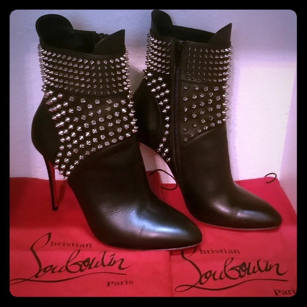 Christian Louboutin Spike Booties